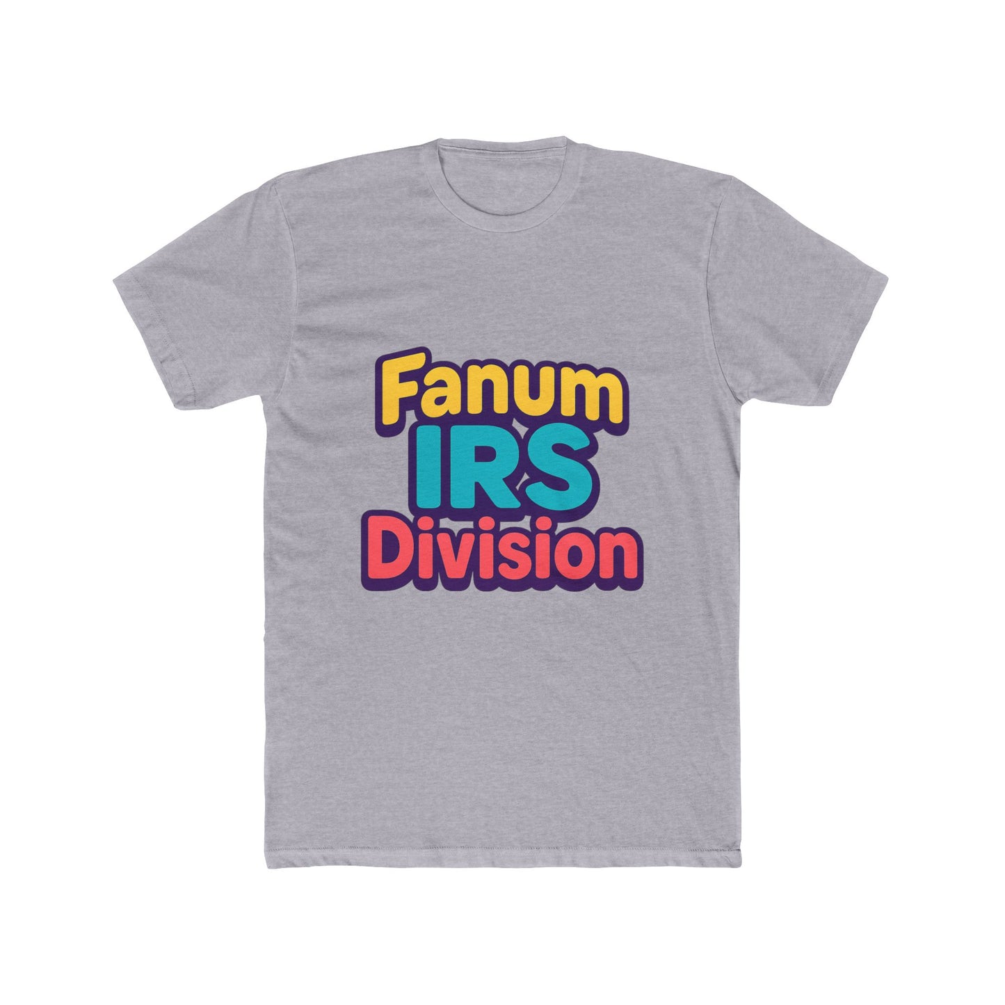 fanum irs division meme unisex t-shirt - multicolor graphic tee for men and women, casual wear