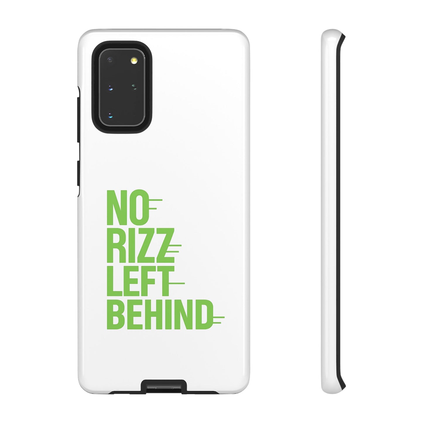 copy of tough cases - no rizz left behind phone case for ultimate protection and style, impact-resistant, dual layer, vibrant design, perfect gift for adults