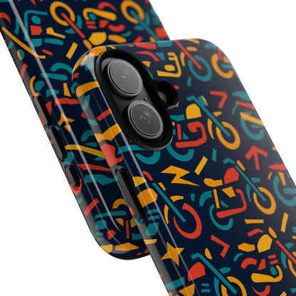 Vibrant Multicolour Motorcycle Design Protective Phone Case for Stylish Protection – Compatible with iPhone 13, 14, 15 & 16 – All Models Including Pro, Pro Max & Plus
