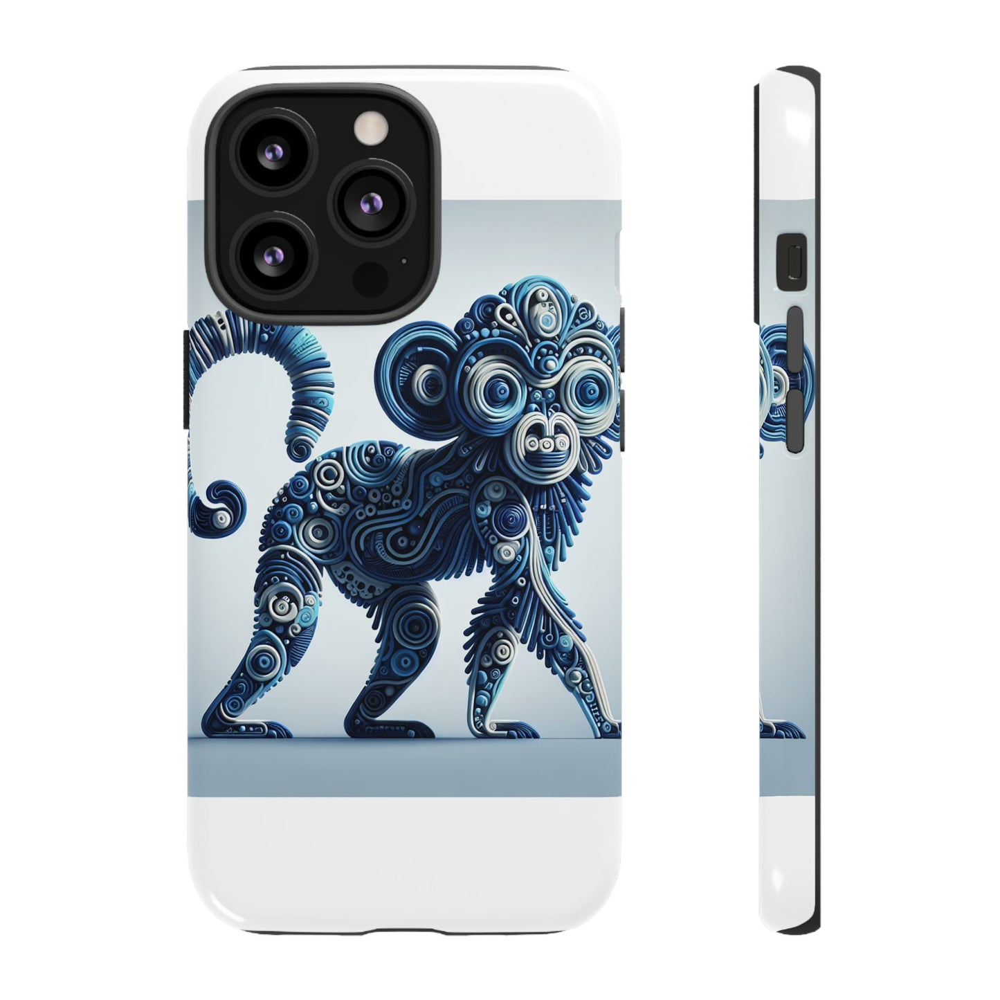 vibrant 3d wrap protective phone case with unique monkey design – stylish accessory for men and women compatible with iphone 13, 14, 15 & 16 – all models including pro, pro max & plus