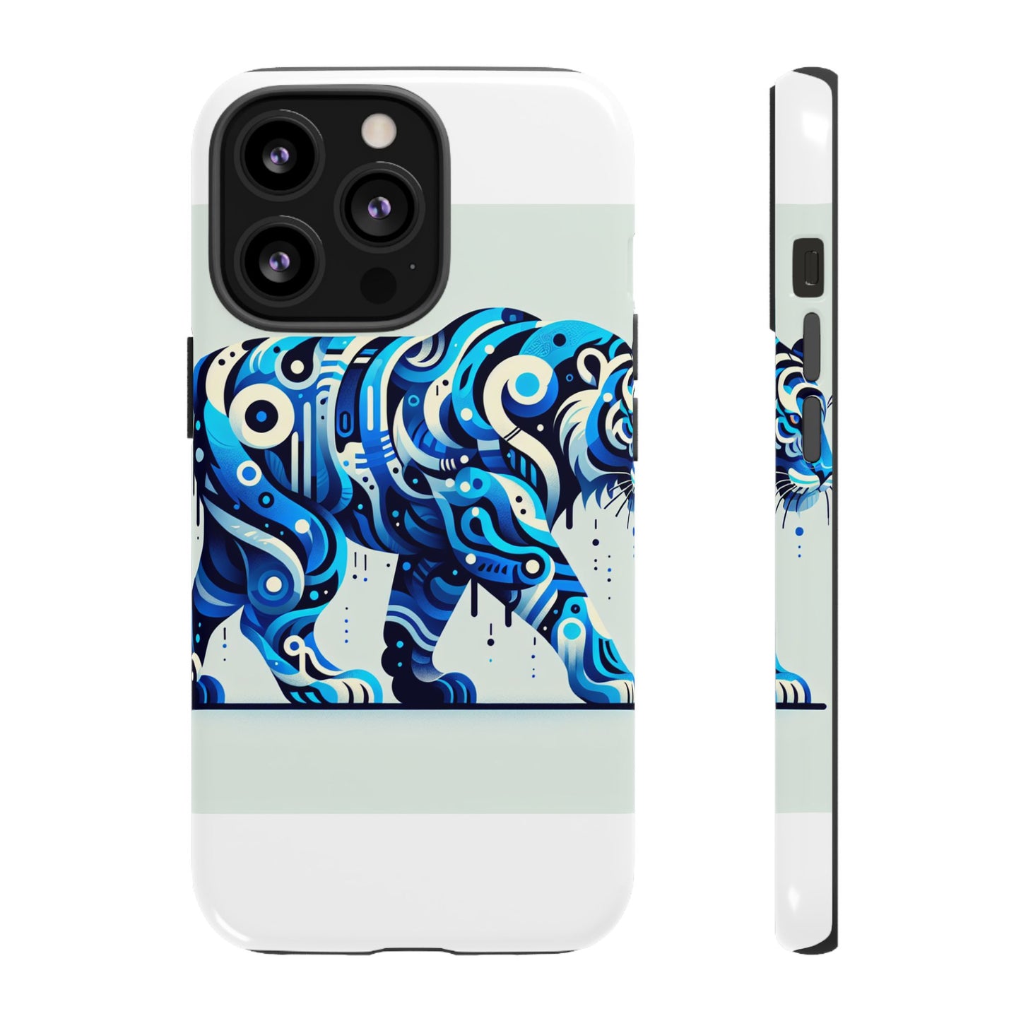 vibrant 3d wrap protective phone case with colourful tiger design stylish accessory for men and women compatible with iphone 13, 14, 15 & 16 – all models including pro, pro max & plus
