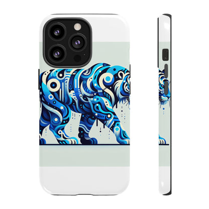 Vibrant 3D Wrap Protective Phone Case with Colourful Tiger Design Stylish Accessory for Men and Women Compatible with iPhone 13, 14, 15 & 16 – all models including Pro, Pro Max & Plus