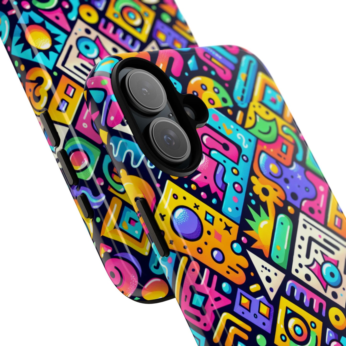 pattern image 2 vibrant 3d phone case for anime and comic fans stylish protection for smartphones compatible with iphone 13, 14, 15 & 16 – all models including pro, pro max & plus