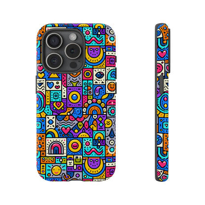 Pattern Image 8 Vibrant Anime Comic Style Phone Case for Smartphones Compatible with iPhone 13, 14, 15 & 16 – All Models Including Pro, Pro Max & Plus
