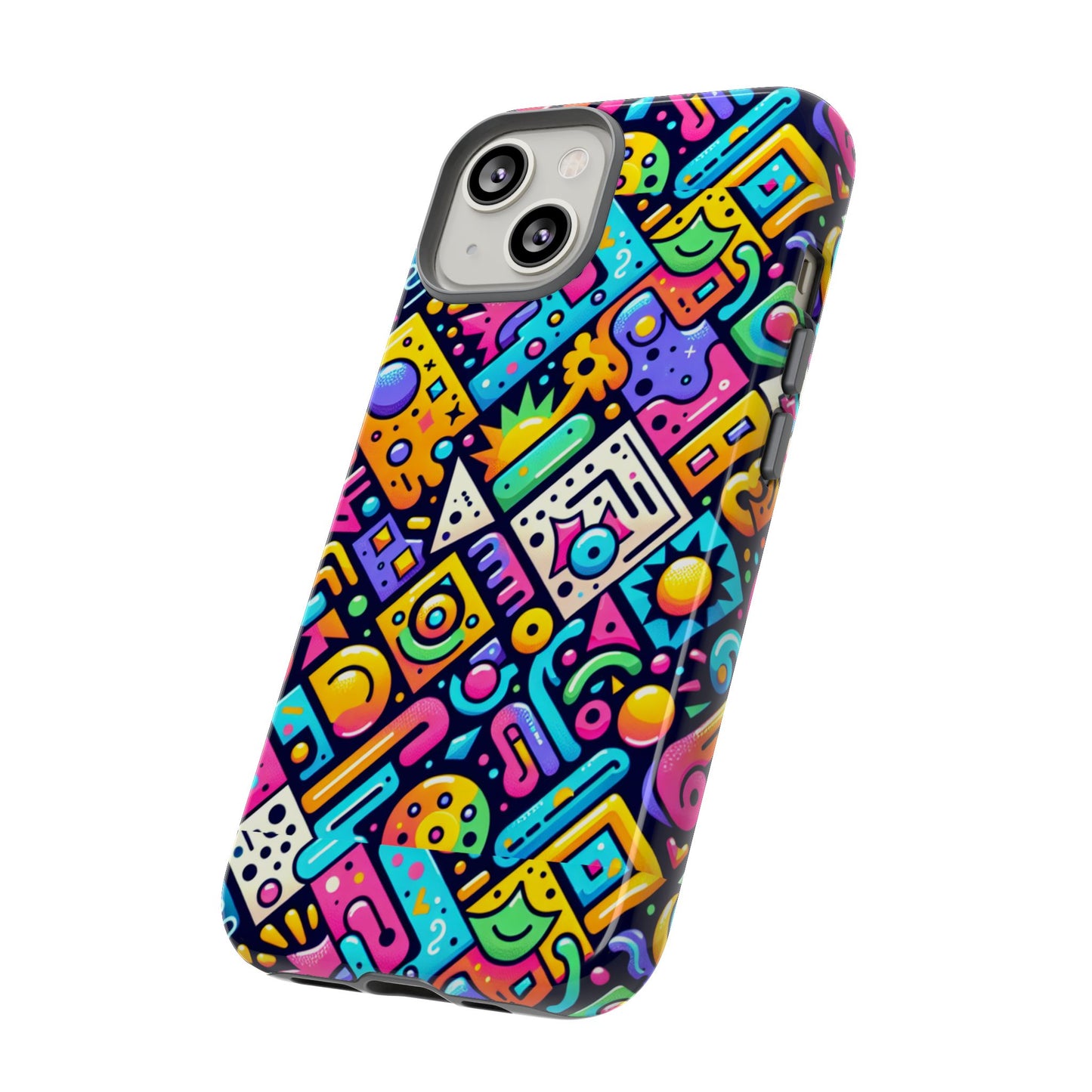 pattern image 2 vibrant 3d phone case for anime and comic fans stylish protection for smartphones compatible with iphone 13, 14, 15 & 16 – all models including pro, pro max & plus