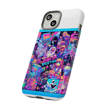 Sigma Sprinting Vibrant Protective Phone Case for Smartphones, 3D Wrap Design with UV Protection, Durable Shock Absorbent Material, Ideal Gift for Anime and Comic Lovers