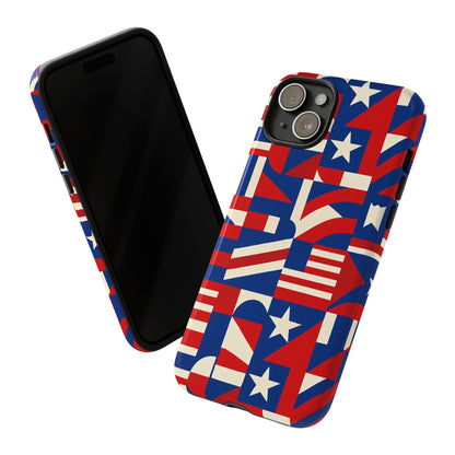 Vibrant Geometric 3D Wrap Protective Phone Case for Stylish Expression Compatible with iPhone 13, 14, 15 & 16 – All Models Including Pro, Pro Max & Plus