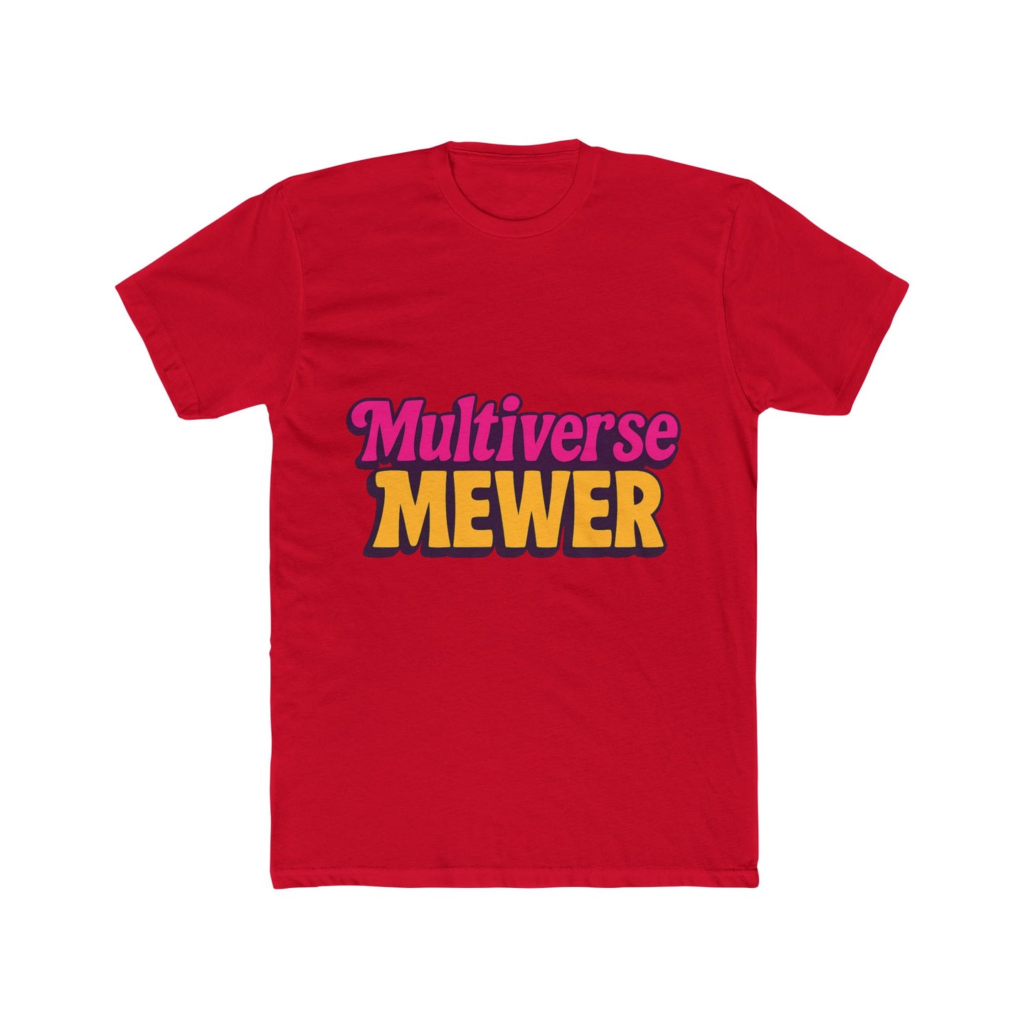 multiverse mewer unisex t-shirt - science fiction cat graphic tee, multicolor design - perfect sci-fi apparel for cat lovers