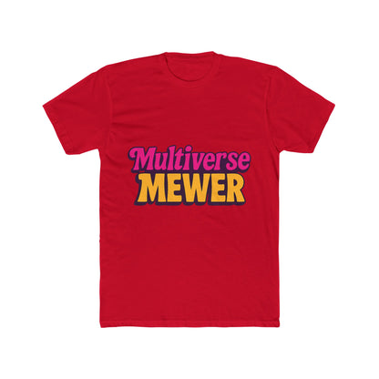 Multiverse Mewer Unisex T-Shirt - Science Fiction Cat Graphic Tee, Multicolor Design - Perfect Sci-Fi Apparel for Cat Lovers