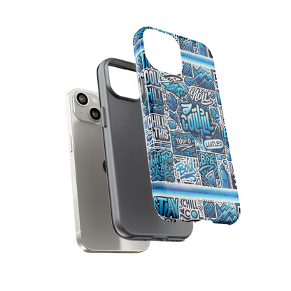 Vibrant 3D Wrap Protective Phone Case in Blue Alphabet Design for Stylish Protection and Creative Expression Compatible with iPhone 13, 14, 15 & 16 – all models including Pro, Pro Max & Plus