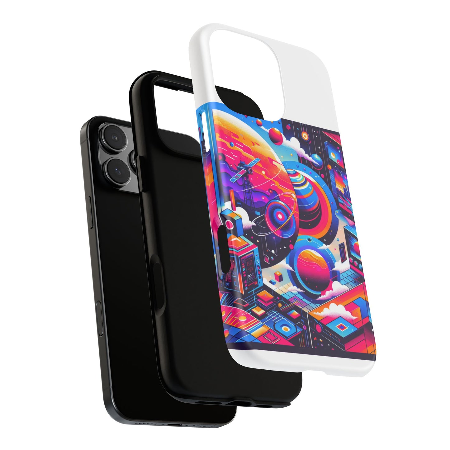 ohio core energy protective phone case with 3d wrap design, durable tpu silicone, uv protected, anime and comic inspired, ideal gift for tech enthusiasts