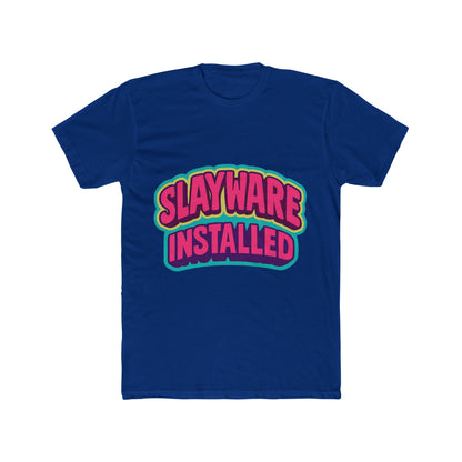 Slayware Installed Unisex T-Shirt – Multicolor Meme Graphic Tee – Comfort and Style for Men & Women