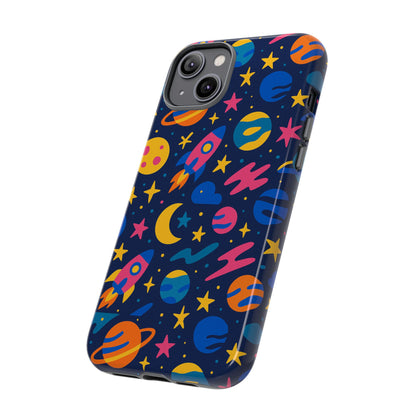 Vibrant 3D Space Theme Protective Phone Case for Trendsetters and Creatives Stylish Protection Compatible with iPhone 13, 14, 15 & 16 – all models including Pro, Pro Max & Plus