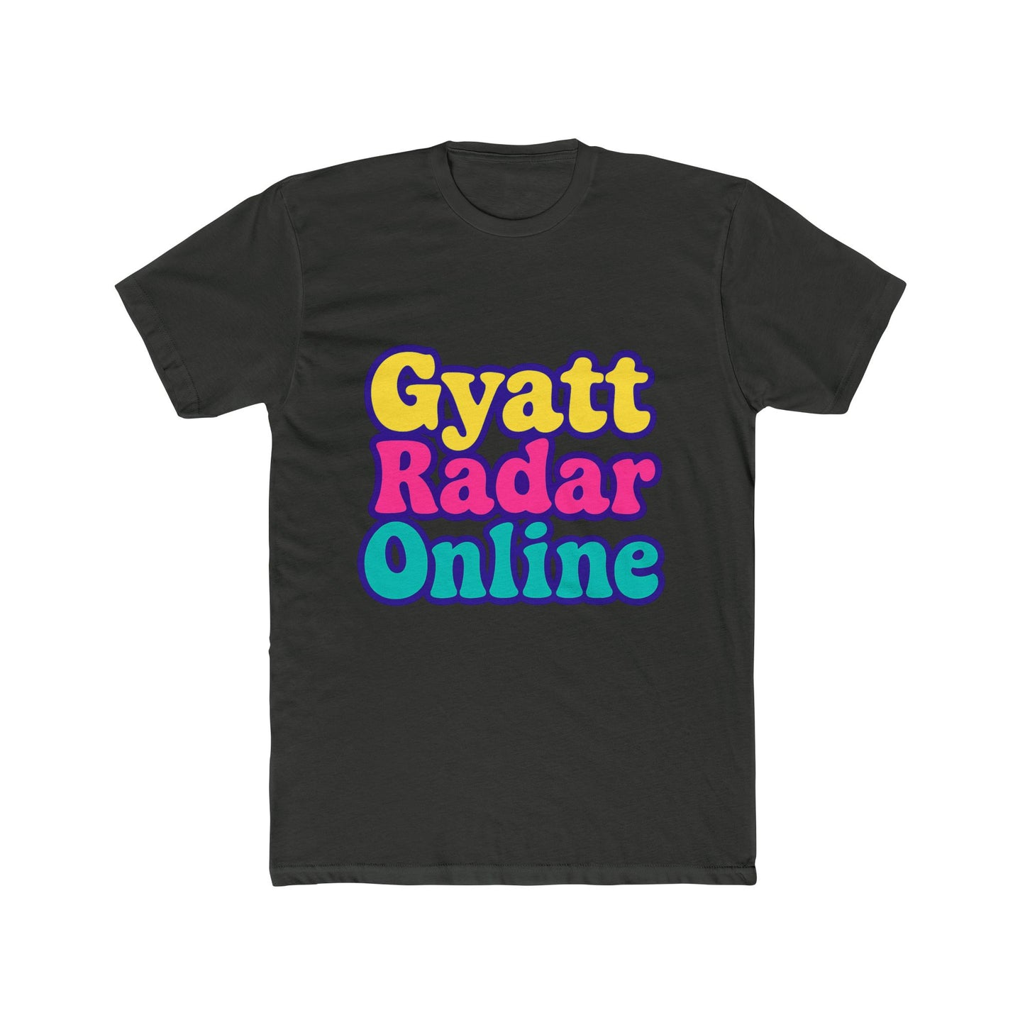 gyatt radar online alphabet multicolor unisex t-shirt – vibrant design for everyone, comfortable casual wear, unique gift idea