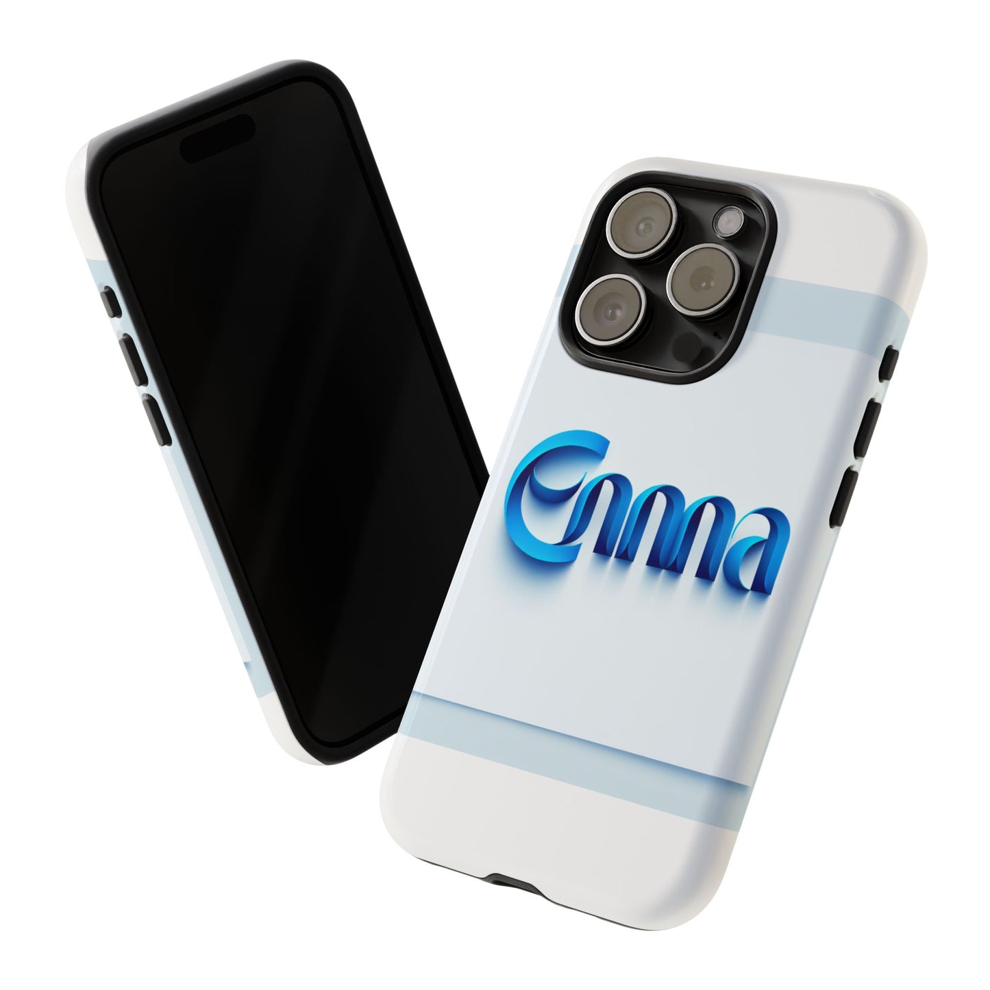 sleek 3d wrap protective phone case in blue glossy design for stylish protection compatible with iphone 13, 14, 15 & 16 – all models including pro, pro max & plus