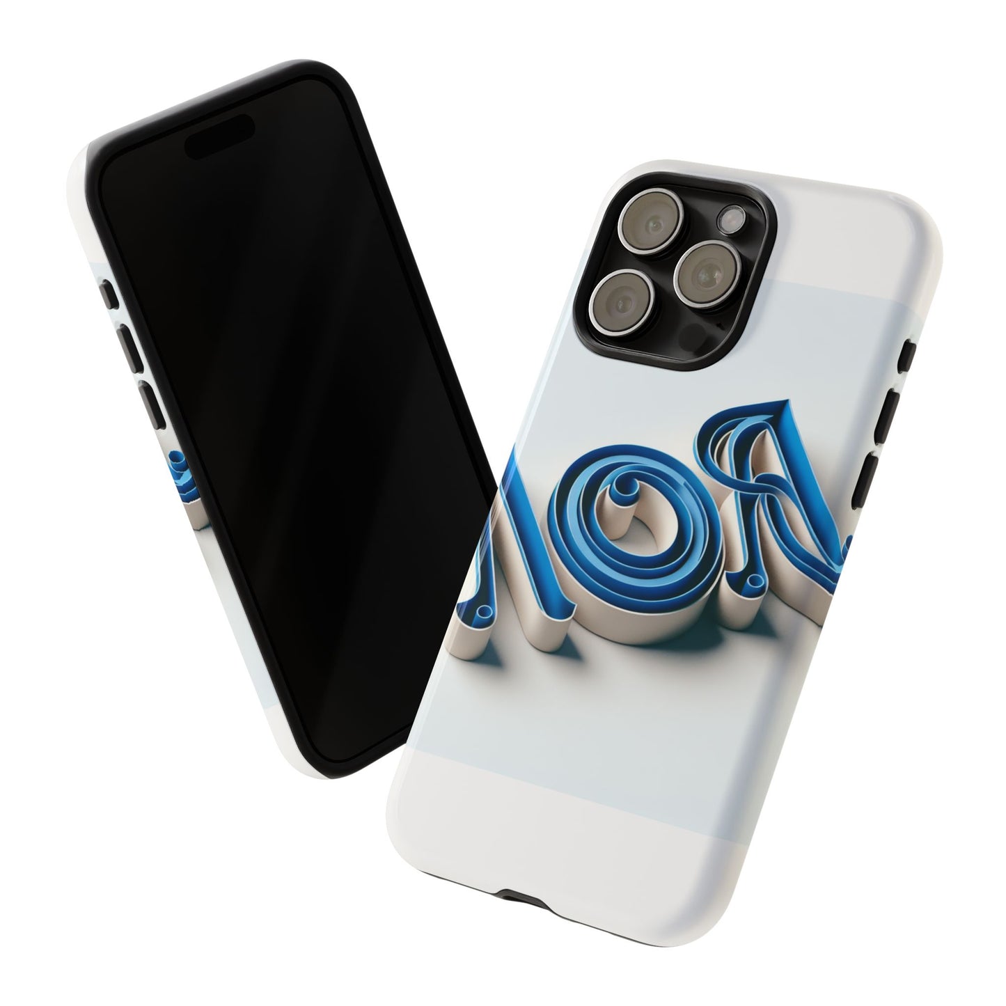 vibrant 3d wrap phone case in blue for stylish protection and self-expression compatible with iphone 13, 14, 15 & 16 – all models including pro, pro max & plus