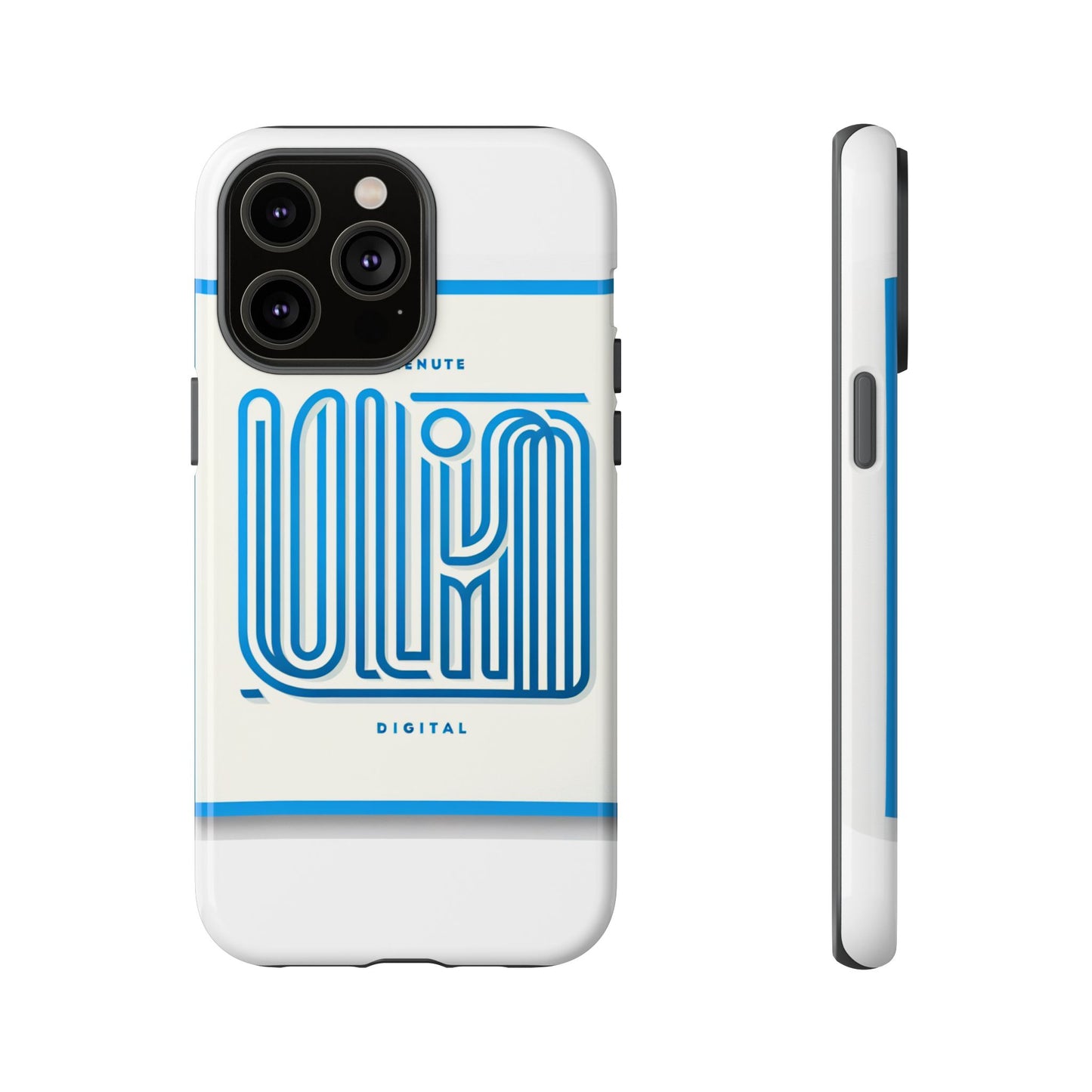 vibrant 3d wrap phone case in blue alphabet design for stylish protection compatible with iphone 13, 14, 15 & 16 – all models including pro, pro max & plus