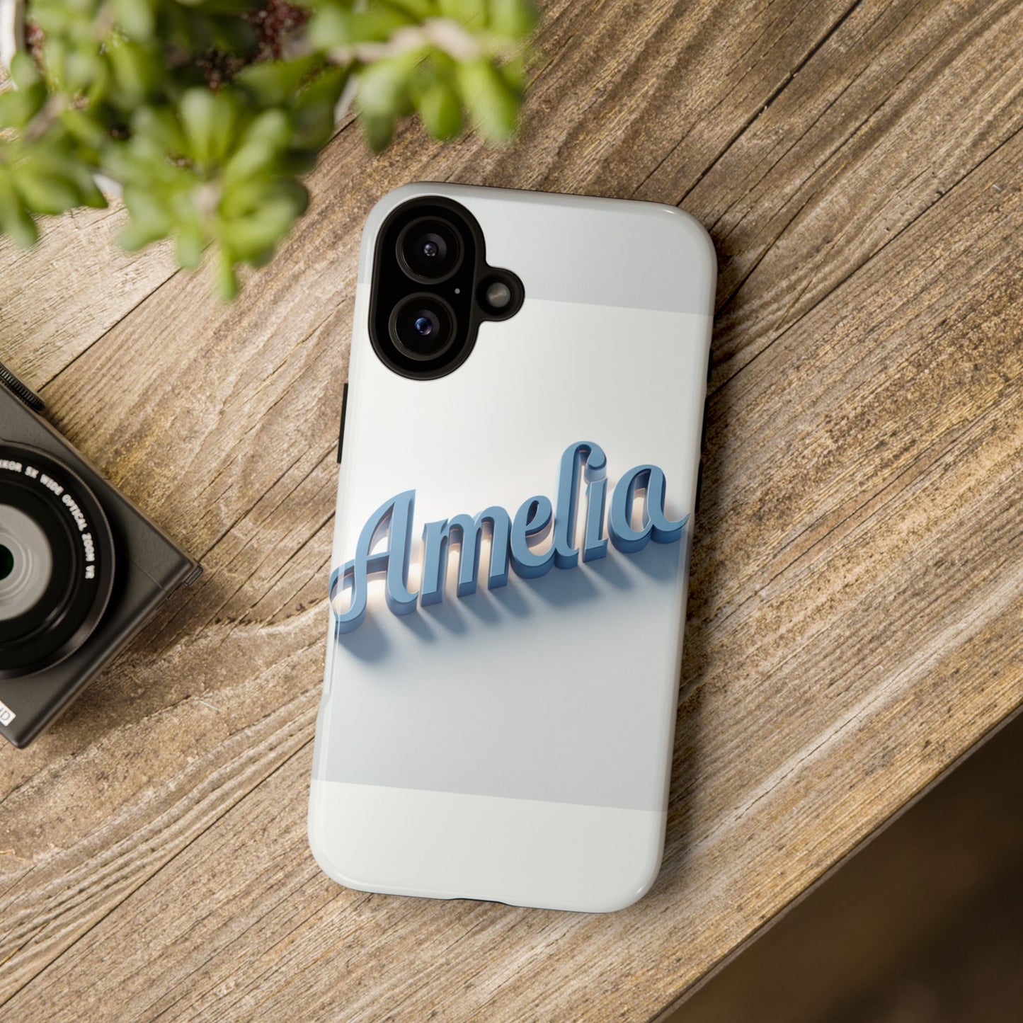 coolname amelia blue anime inspired 3d wrap phone case for women and teens shockproof tpu cover with vivid design and uv protection