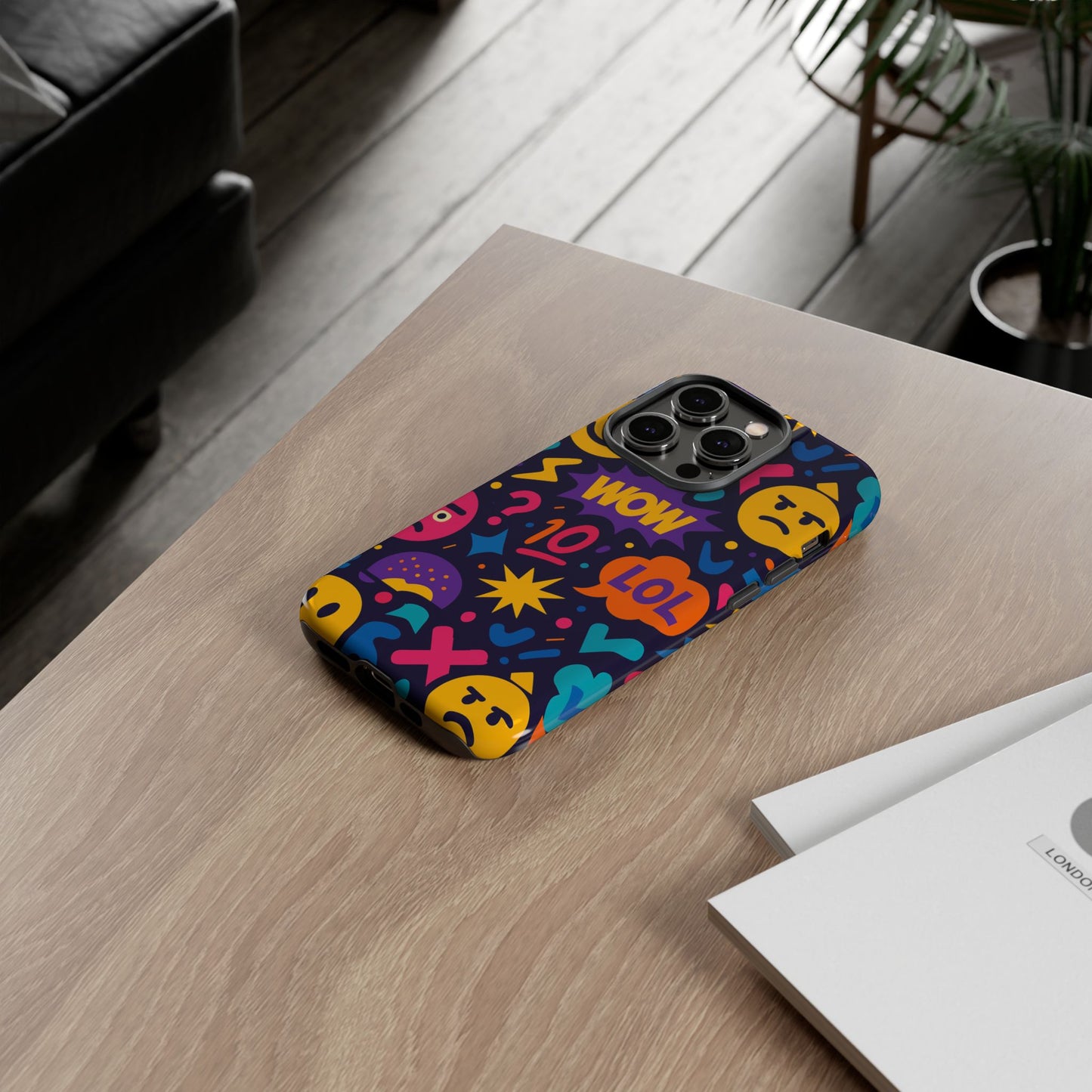 vibrant 3d emoji phone case with fun multicolour design for stylish protection compatible with iphone 13, 14, 15 & 16 – all models including pro, pro max & plus