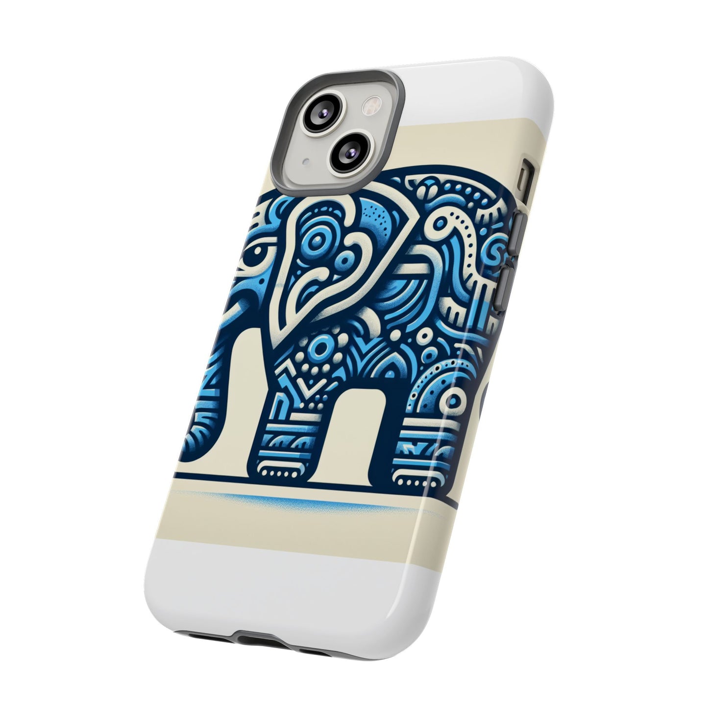 vibrant 3d elephant design phone case for stylish protection and unique aesthetic compatible with iphone 13, 14, 15 & 16 – all models including pro, pro max & plus