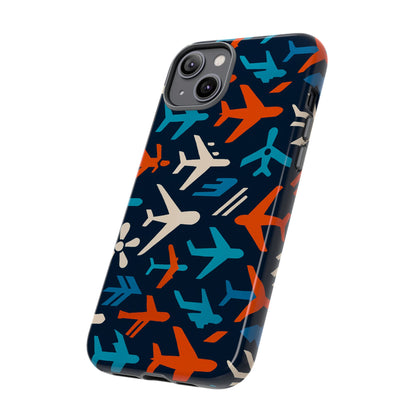 Vibrant Aviation Themed Protective Phone Case with 3D Wrap Design – Unique Style and Durable Protection – Compatible with iPhone 13, 14, 15 & 16 – All Models Including Pro, Pro Max & Plus