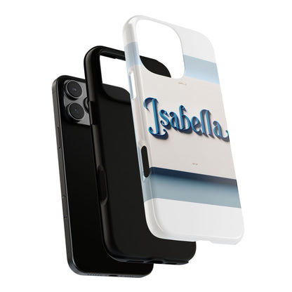 Vibrant 3D Blue Alphabet Design Protective Phone Case Stylish Accessory for Men and Women Unique Phone Cover Compatible with iPhone 13, 14, 15 & 16 – all models including Pro, Pro Max & Plus