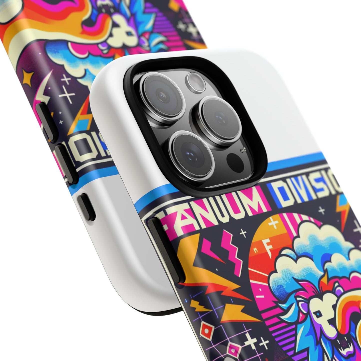 fanum irs division protective phone case with 3d wrap design, uv protected, durable shock absorption, ideal gift for anime and comic culture fans