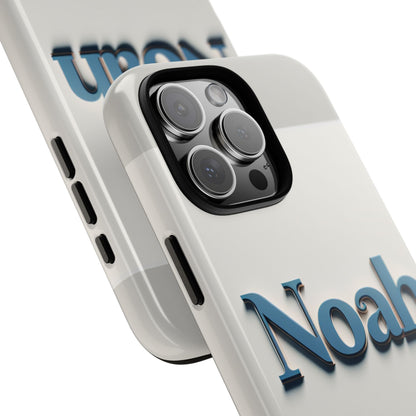 Coolname Noah Blue 3D Wrap Phone Case for Men Women Shockproof Protective Cover with Vibrant Anime and Comic Design