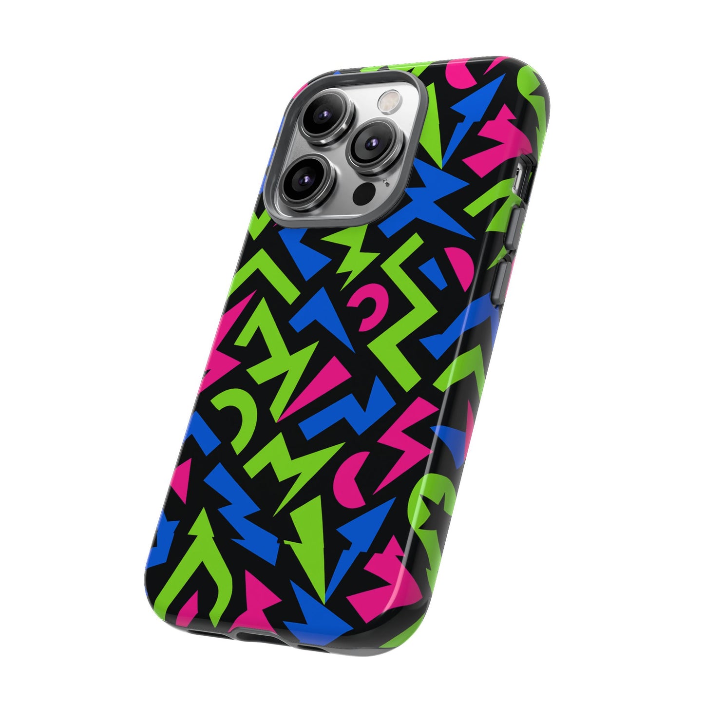 y2k multicolour 4 protective phone case with 3d design – stylish protection for unisex smartphones compatible with iphone 13, 14, 15 & 16 – all models including pro, pro max & plus