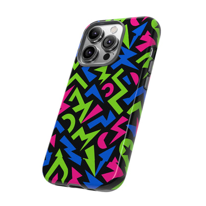 Y2K Multicolour 4 Protective Phone Case with 3D Design – Stylish Protection for Unisex Smartphones Compatible with iPhone 13, 14, 15 & 16 – All Models Including Pro, Pro Max & Plus