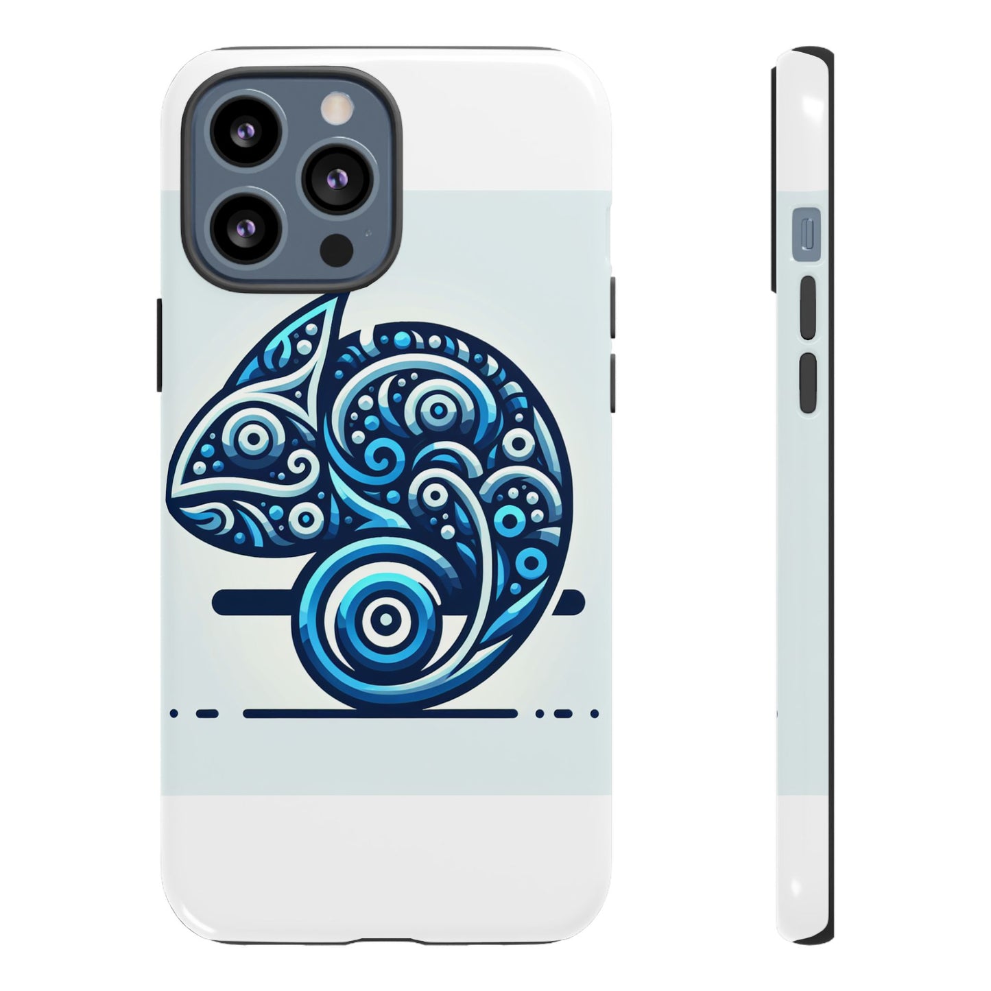 vibrant 3d blue animal design protective phone case – unique accessory for self-expression compatible with iphone 13, 14, 15 & 16 – all models including pro, pro max & plus