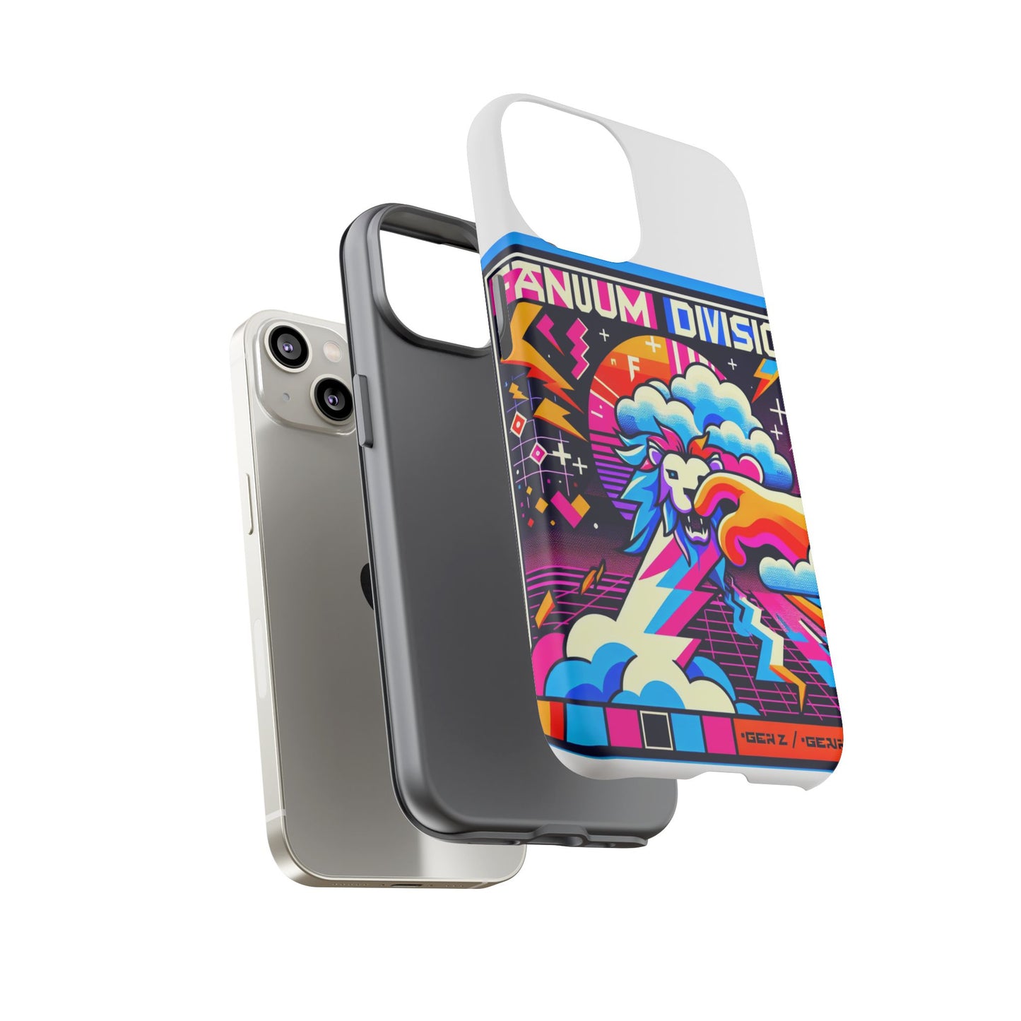 fanum irs division protective phone case with 3d wrap design, uv protected, durable shock absorption, ideal gift for anime and comic culture fans