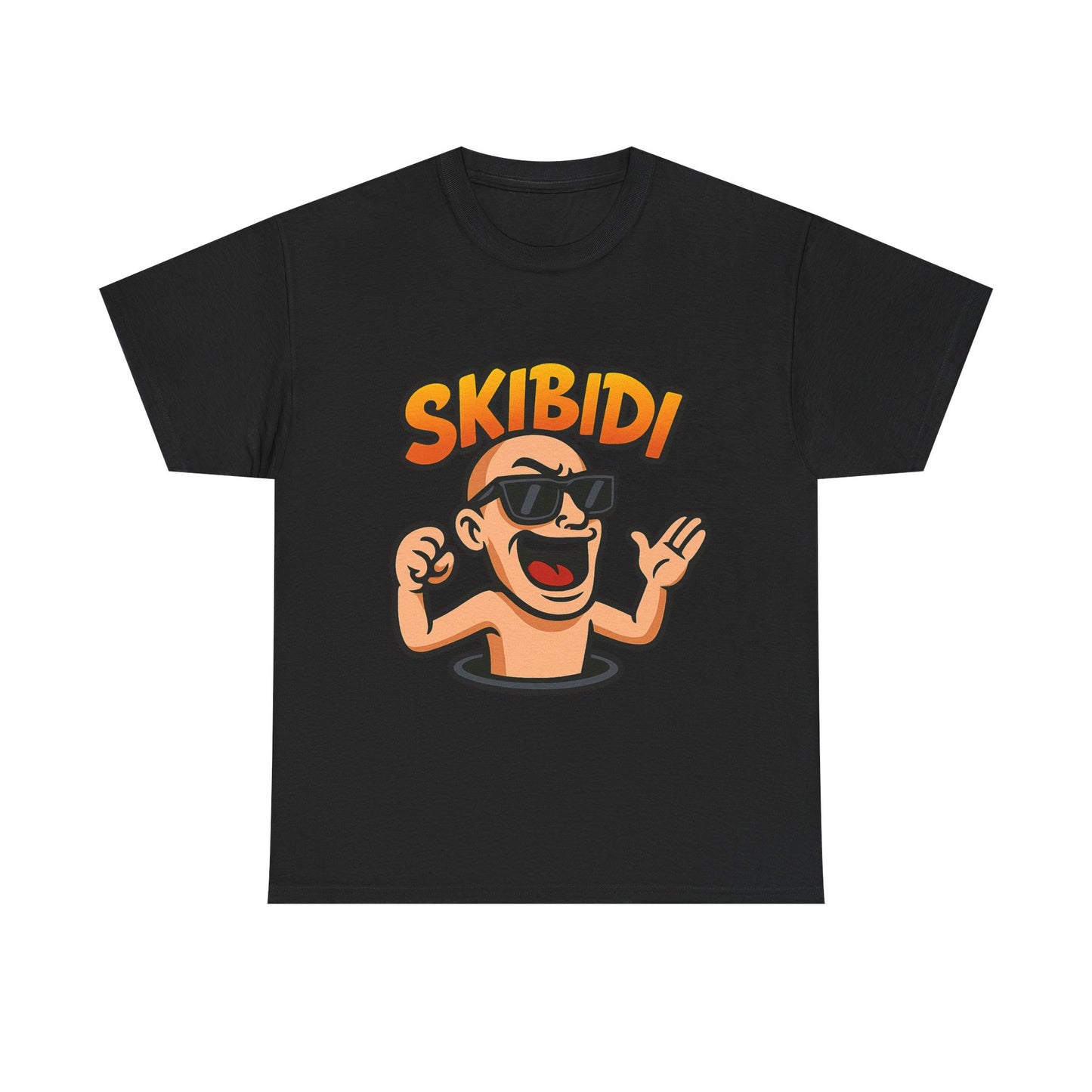 skibidi unisex heavy cotton tee – fun graphic t-shirt for casual wear, stylish and comfortable tee for everyday outfits, perfect gift for friends and family.