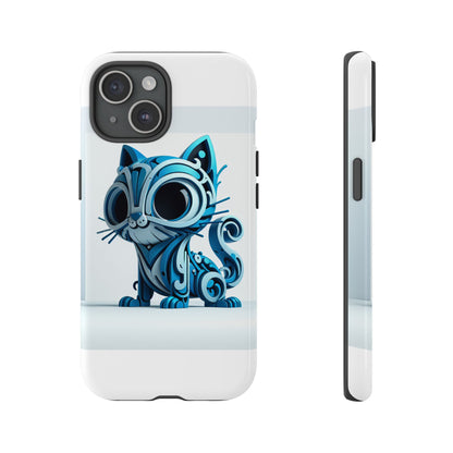 Vibrant 3D Cat Design Phone Case – Playful Protection Accessory for Self-Expression – Compatible with iPhone 13, 14, 15 & 16 – all models including Pro, Pro Max & Plus