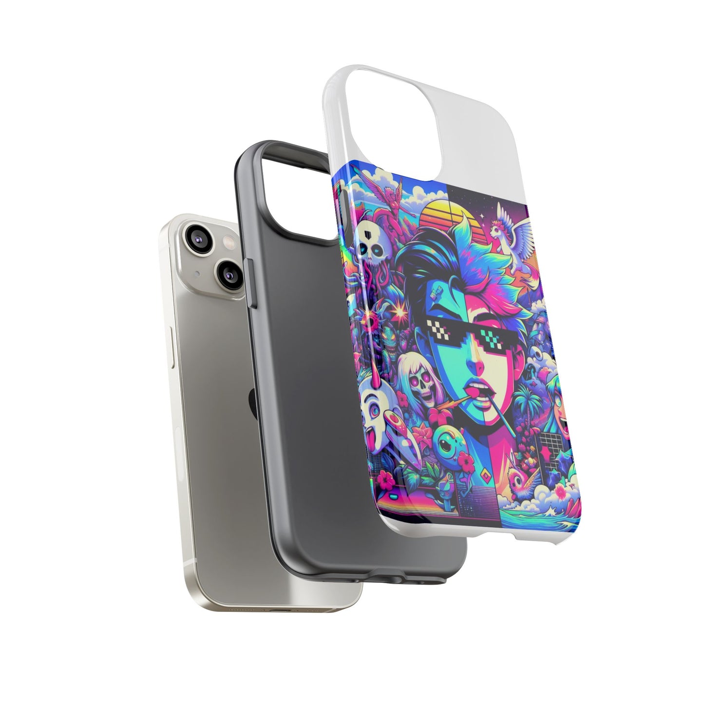 skibidi on sight protective phone case for anime lovers
