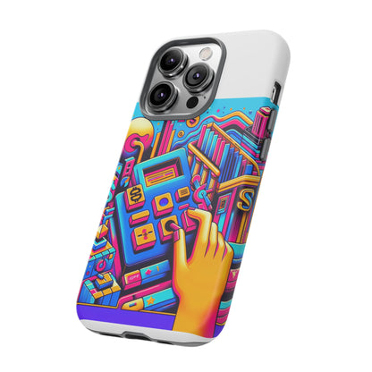 Fantum Finance Dept Protective Phone Case, 3D Wrap Design, Durable Silicone Liner, UV Protected, Ideal Gift for Tech Enthusiasts and Anime Lovers