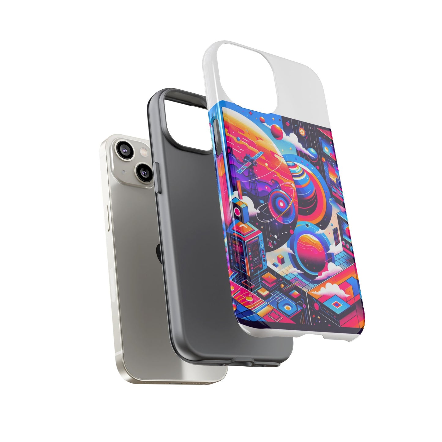 ohio core energy protective phone case with 3d wrap design, durable tpu silicone, uv protected, anime and comic inspired, ideal gift for tech enthusiasts