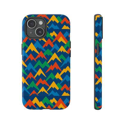 Vibrant 3D Mountain Design Phone Case for Stylish Protection – Unique Accessory Compatible with iPhone 13, 14, 15 & 16 – all models including Pro, Pro Max & Plus
