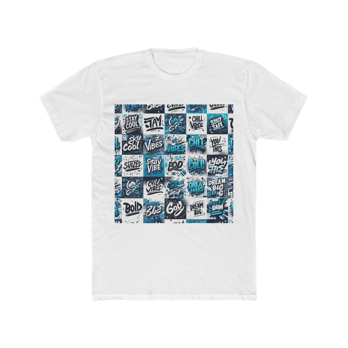 unisex t-shirt - aesthetic blue 1: timeless elegance in every stitch