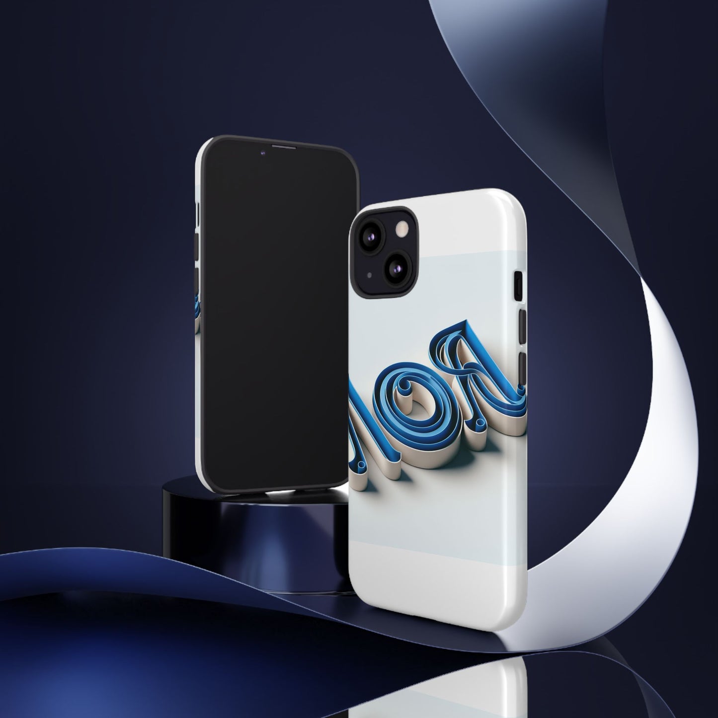 vibrant 3d wrap phone case in blue for stylish protection and self-expression compatible with iphone 13, 14, 15 & 16 – all models including pro, pro max & plus