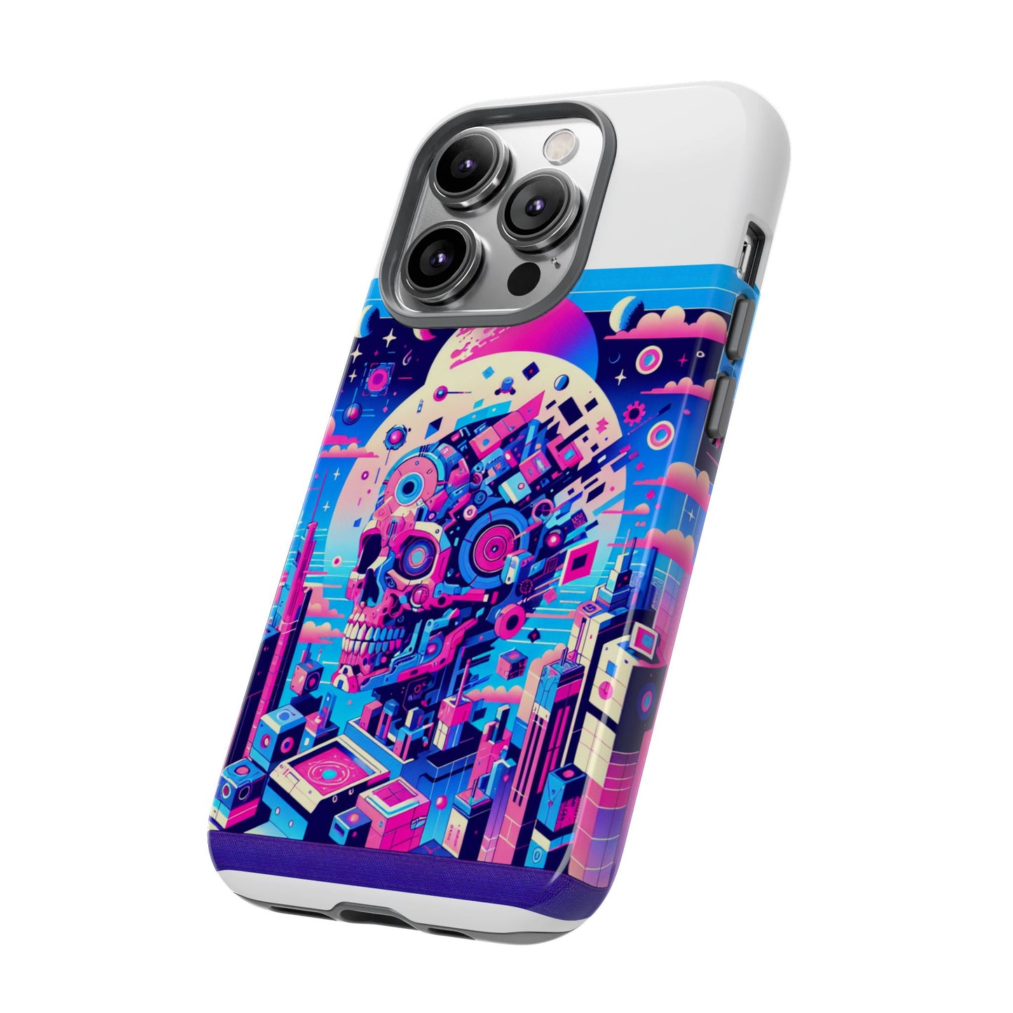 skibidi state certified protective phone case for anime lovers, durable 3d wrap design, uv protected, stylish shock absorbing silicone liner