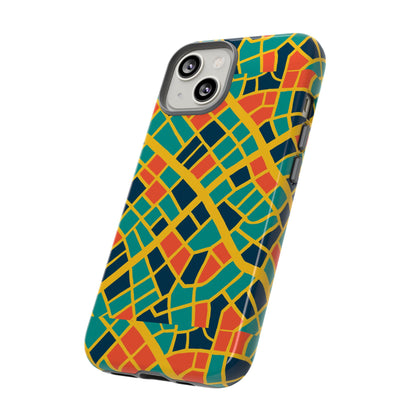Multicolour Geometric 3D Wrap Protective Phone Case Stylish Accessory for Men and Women Vibrant Design Ideal for Unique Expression Compatible with iPhone 13, 14, 15 & 16 – all models including Pro, Pro Max & Plus