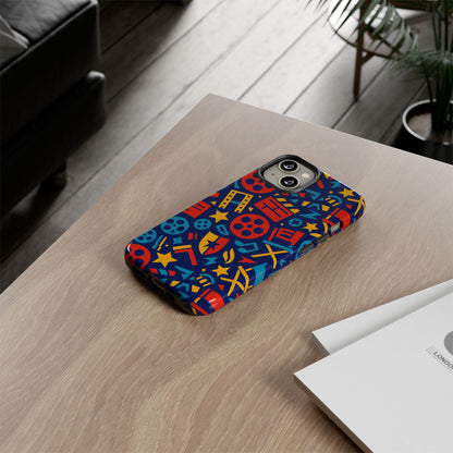 Vibrant 3D Movie Icons Protective Phone Case for Kids and Adults – Stylish Accessory – Compatible with iPhone 13, 14, 15 & 16 – all models including Pro, Pro Max & Plus