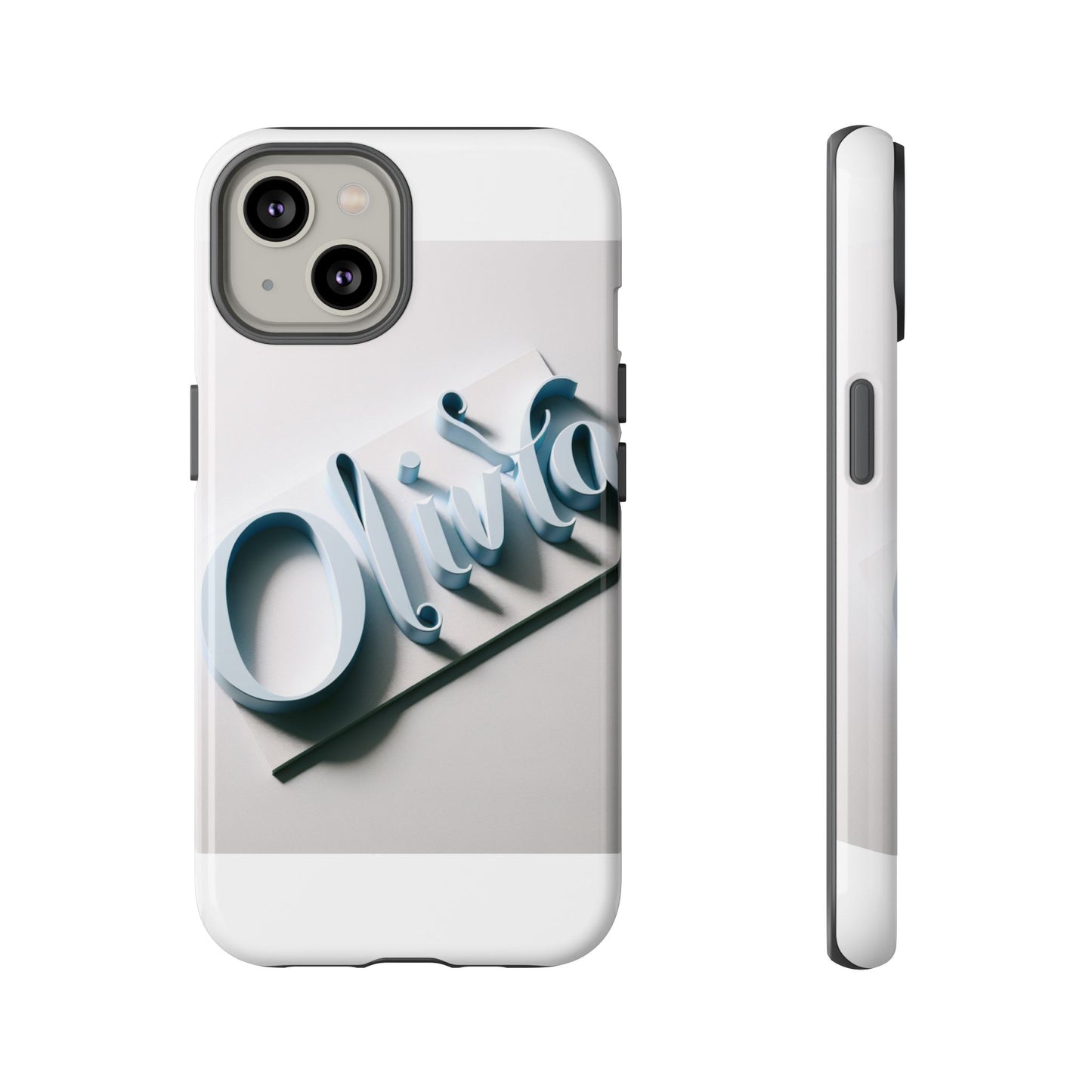 vibrant 3d blue name phone case for stylish protection – unique accessory for self-expression compatible with iphone 13, 14, 15 & 16 – all models including pro, pro max & plus