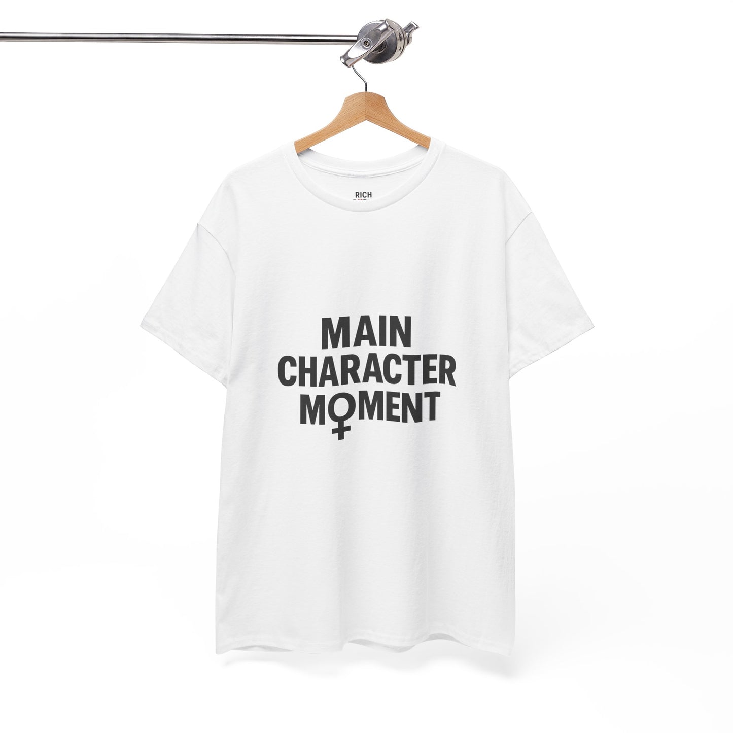 main character moment unisex heavy cotton tee – empowering statement t-shirt for confident style in casual wear