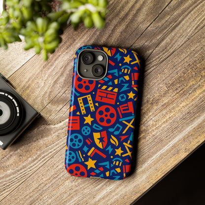 Vibrant 3D Movie Icons Protective Phone Case for Kids and Adults – Stylish Accessory – Compatible with iPhone 13, 14, 15 & 16 – all models including Pro, Pro Max & Plus