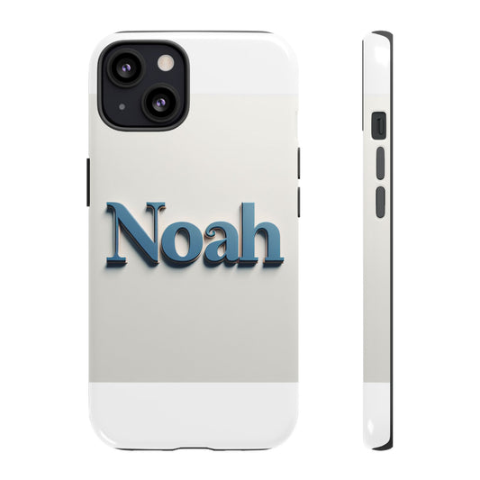 Vibrant 3D Name Phone Case in Blue Retro Style – Unique Protection Accessory for Self-Expression Compatible with iPhone 13, 14, 15 & 16 – all models including Pro, Pro Max & Plus