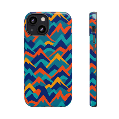 Vibrant 3D Mountain Design Protective Phone Case – Stylish and Durable Cover Compatible with iPhone 13, 14, 15 & 16 – All Models Including Pro, Pro Max & Plus