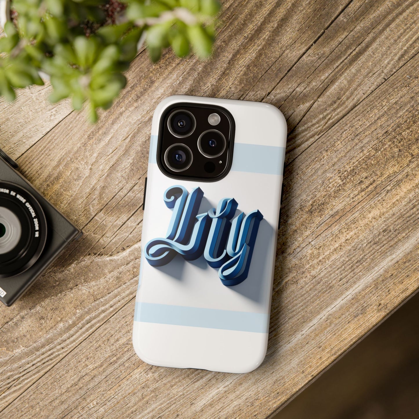 vibrant 3d blue alphabet protective phone case stylish accessory for creative individuals compatible with iphone 13, 14, 15 & 16 – all models including pro, pro max & plus