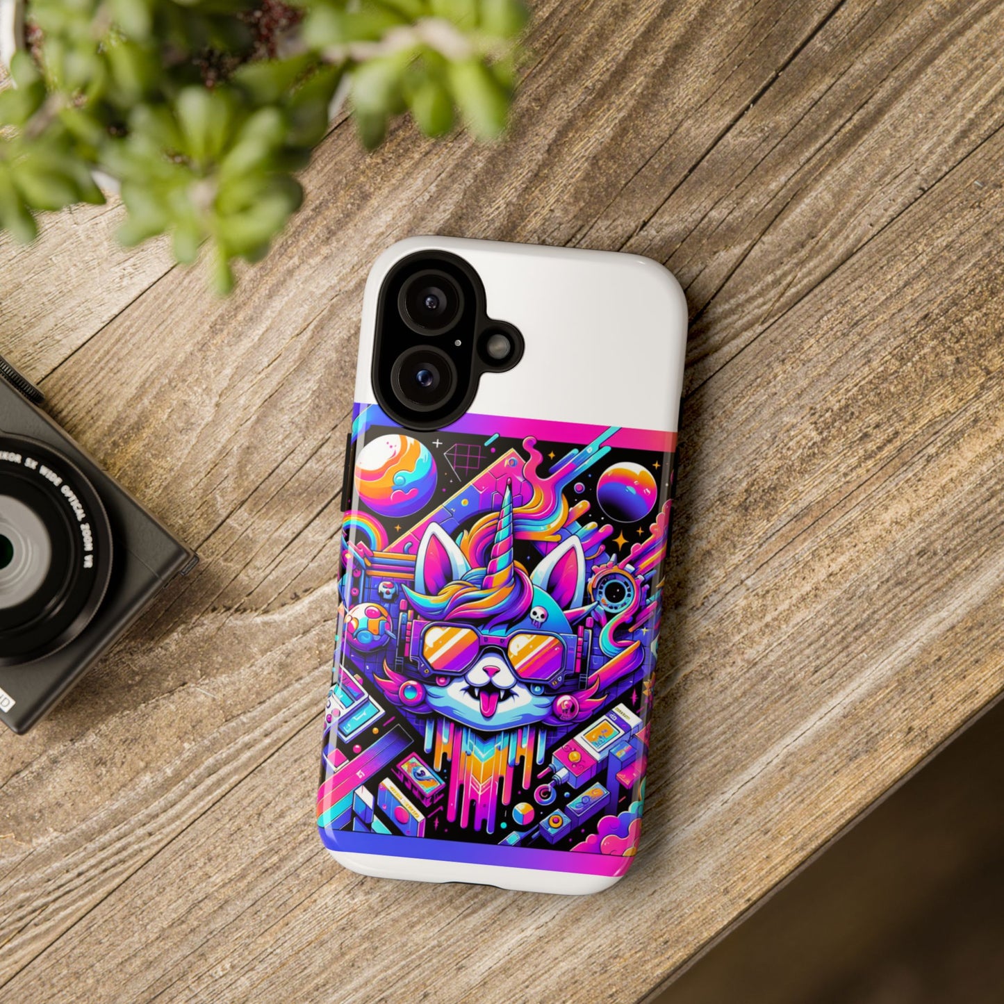 rizzed up and ready protective phone case for anime lovers
